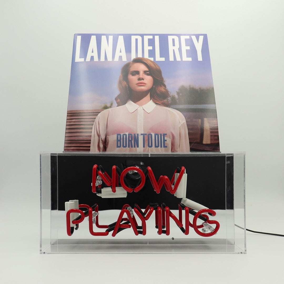 Enseigne Néon en Verre « Now Playing »