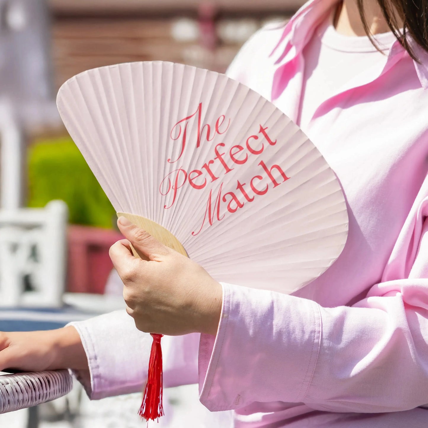 Éventail Demi-Lune « The perfect match » – Fisura – vue 2