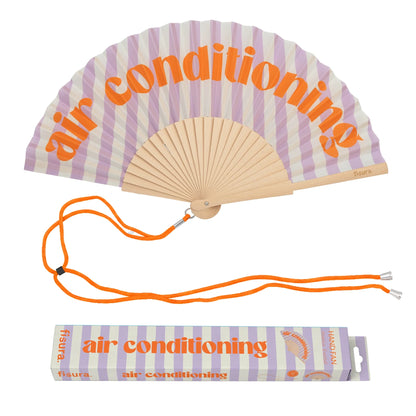 Éventail « Air conditioning » Lila – Fisura