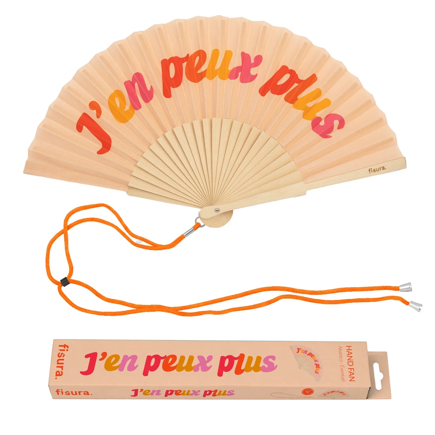Éventail « J'en peux plus » – Fisura