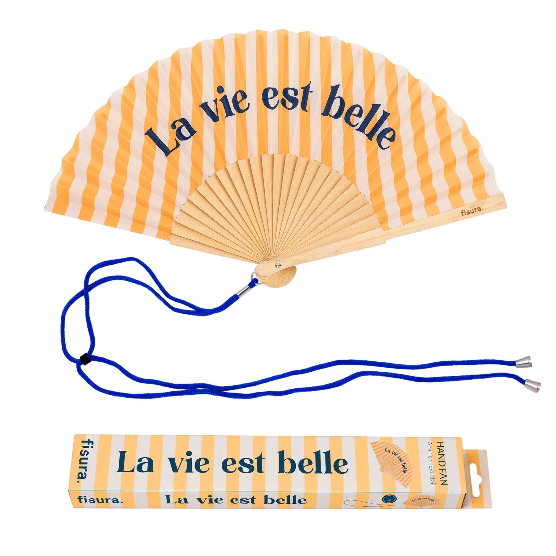 Éventail « La vie est belle » – Fisura