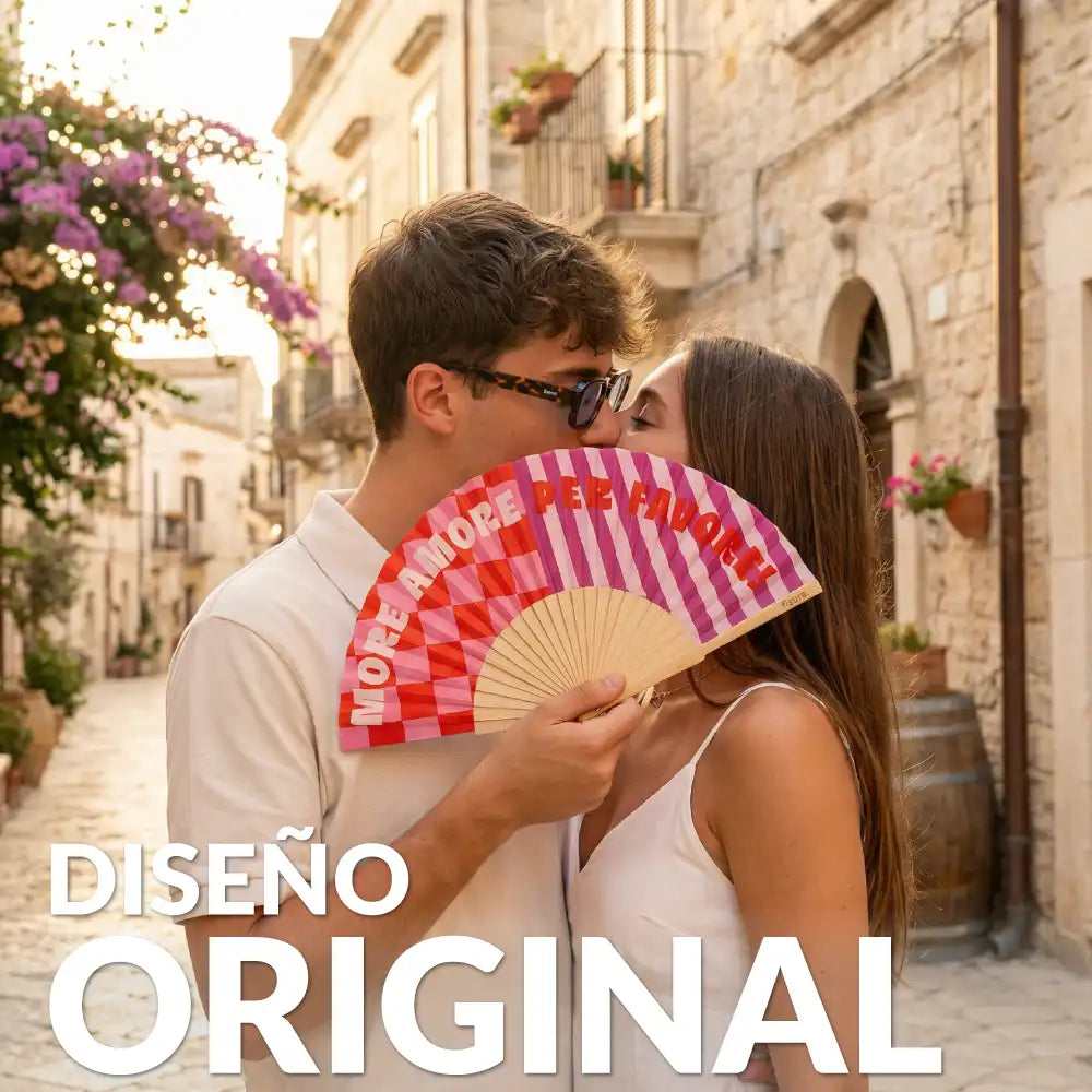 Éventail « More amore, per favore »