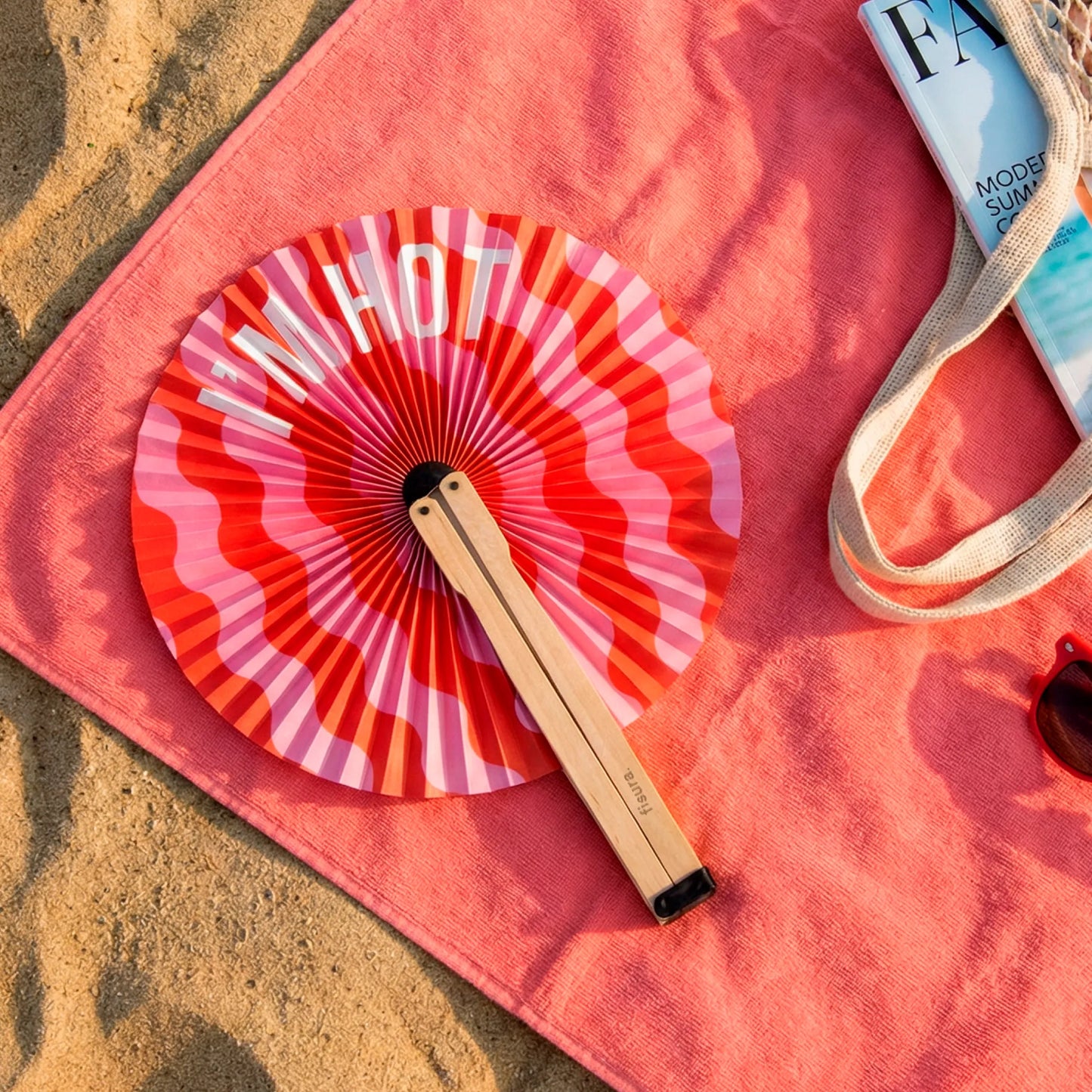 Éventail Pai Pai « I’m hot » – Fisura – vue 5