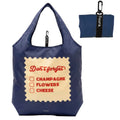 Sac de Courses Pliable « Don’t forget champagne, flowers, cheese »