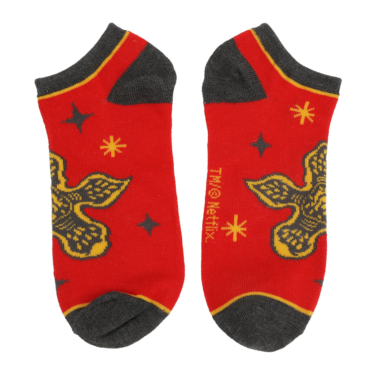 Chaussettes femme Stranger Things – marine, rouge, jaune et gris