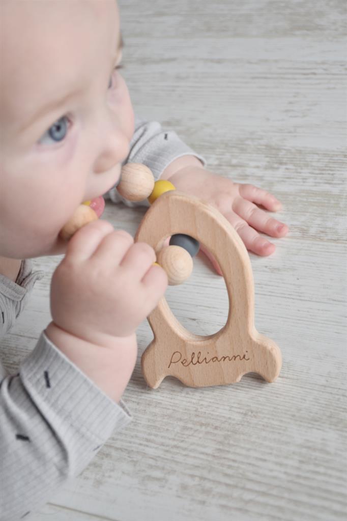 Anneau de Dentition Rocket Moutarde