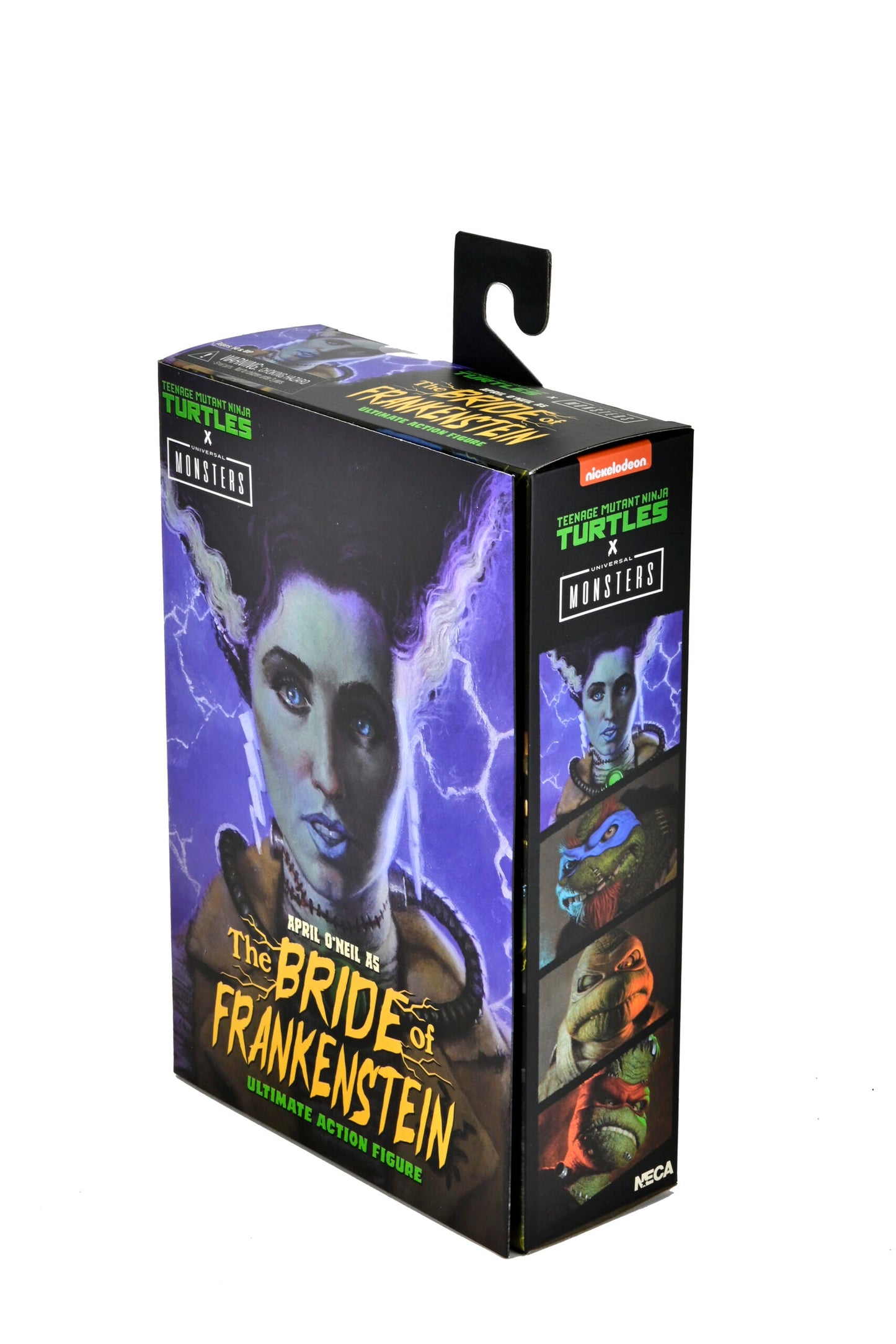 April O'Neil como la novia de Frankenstein - Monstruos universales x Tortugas Ninja adolescentes mutantes 