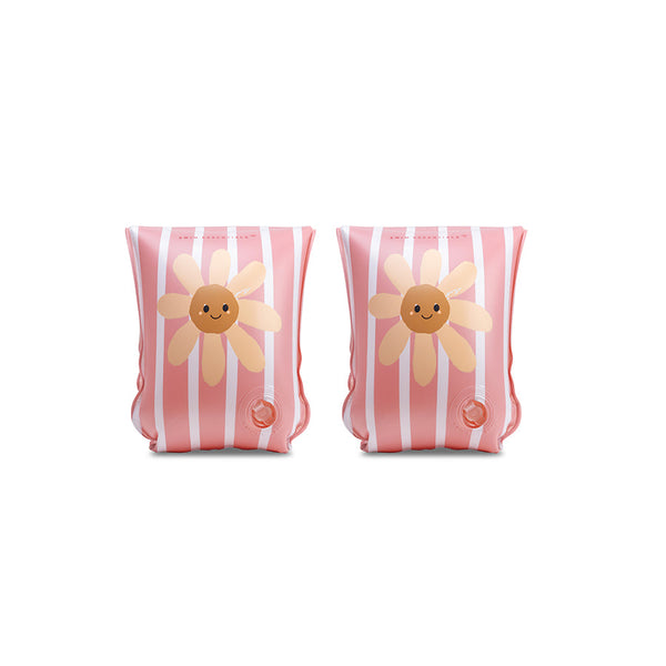 Arm Bands - Pink - Daisy Flowers