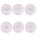 GRANDI AMORI PIZZA PLATE D33.5CM 6 ASS - 5927453