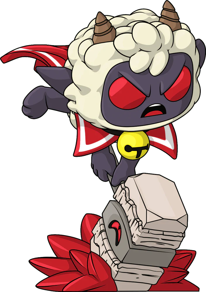 Figurine Attacking Lamb