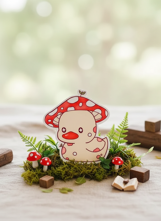 Pato de setas Pegatina