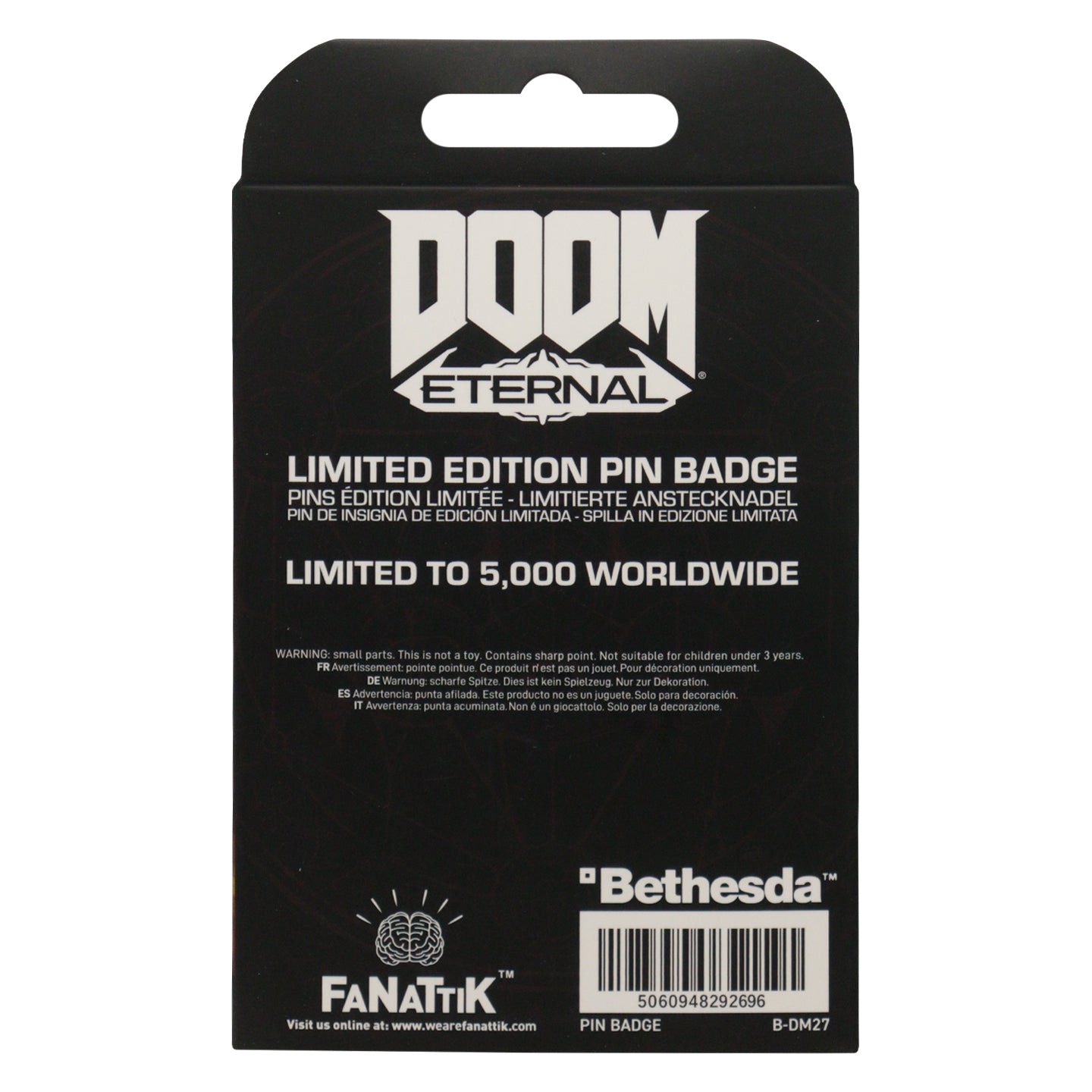 Broche Doom Slayer - Edição Limitada 