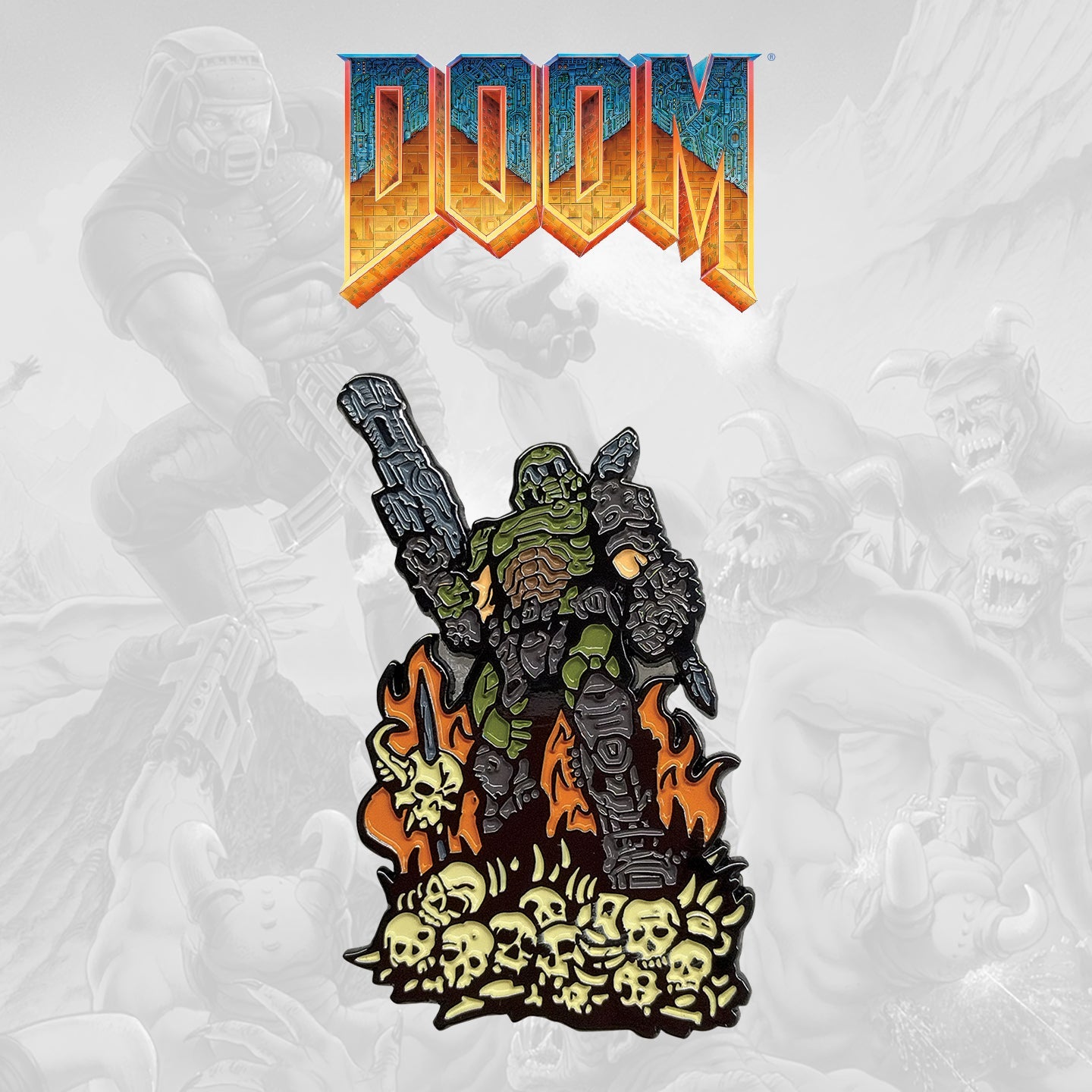 Broche Doom Slayer - Edição Limitada 