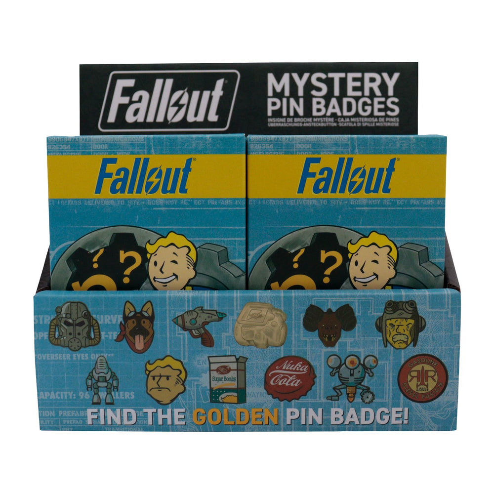Display de 12 blind boxes Fallout - pin’s mystère