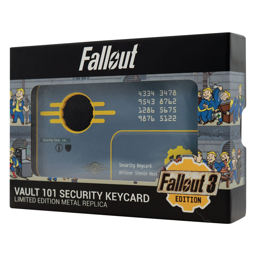 Fallout Access Card Replica - 3 Vault 101 Security