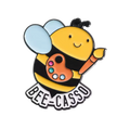 Pin de abeja Bee-casso