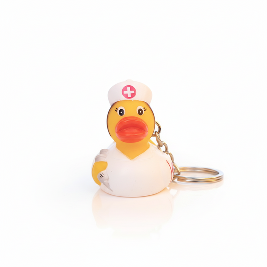 Llavero Pato Enfermera