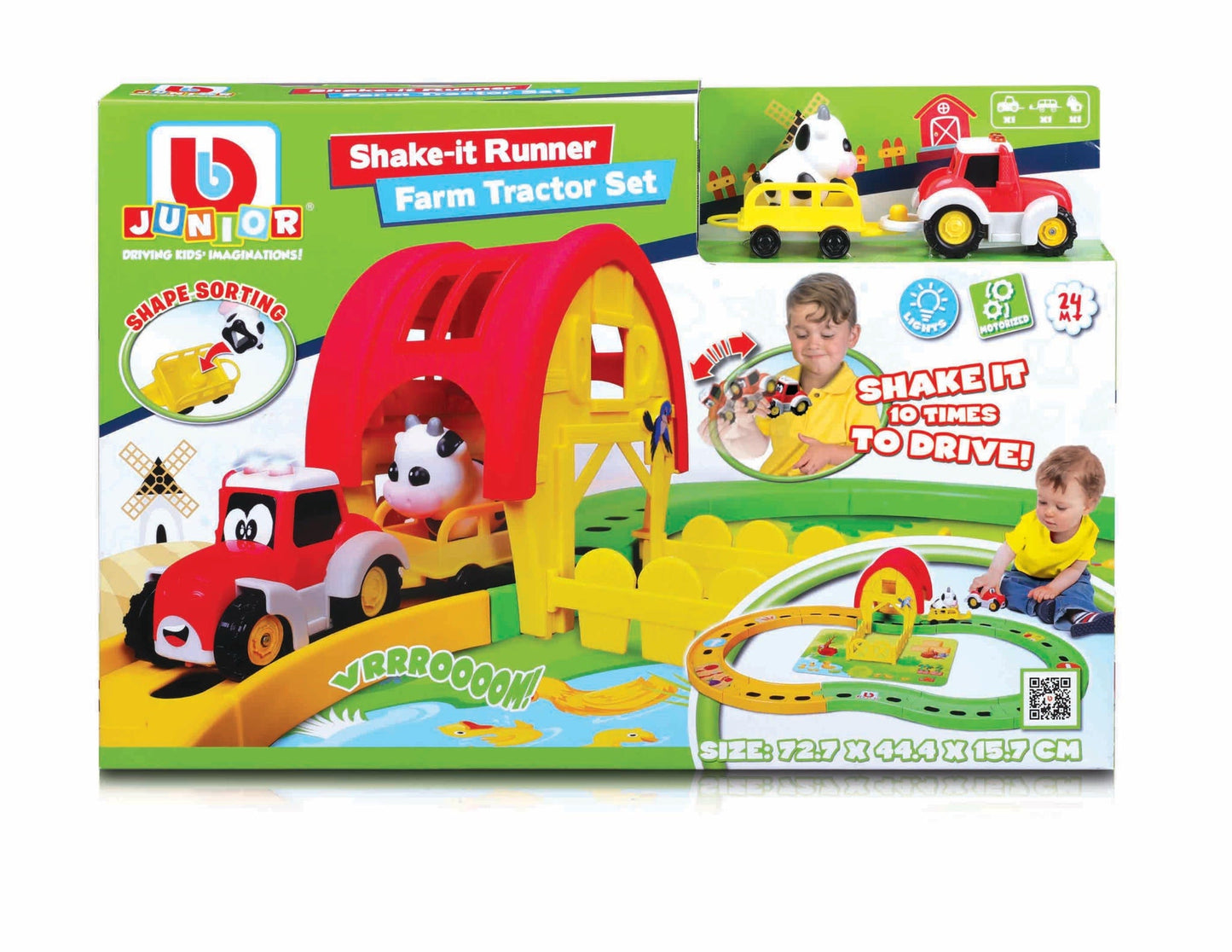 TRACTEUR AGRICOLE BB JUNIOR SHAKE-IT RUNNER INFINITY TRACK