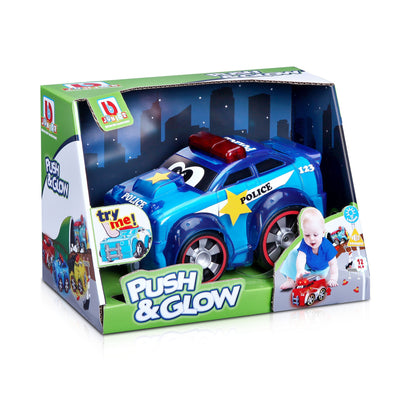 Voiture de police BB JUNIOR à pousser et à briller