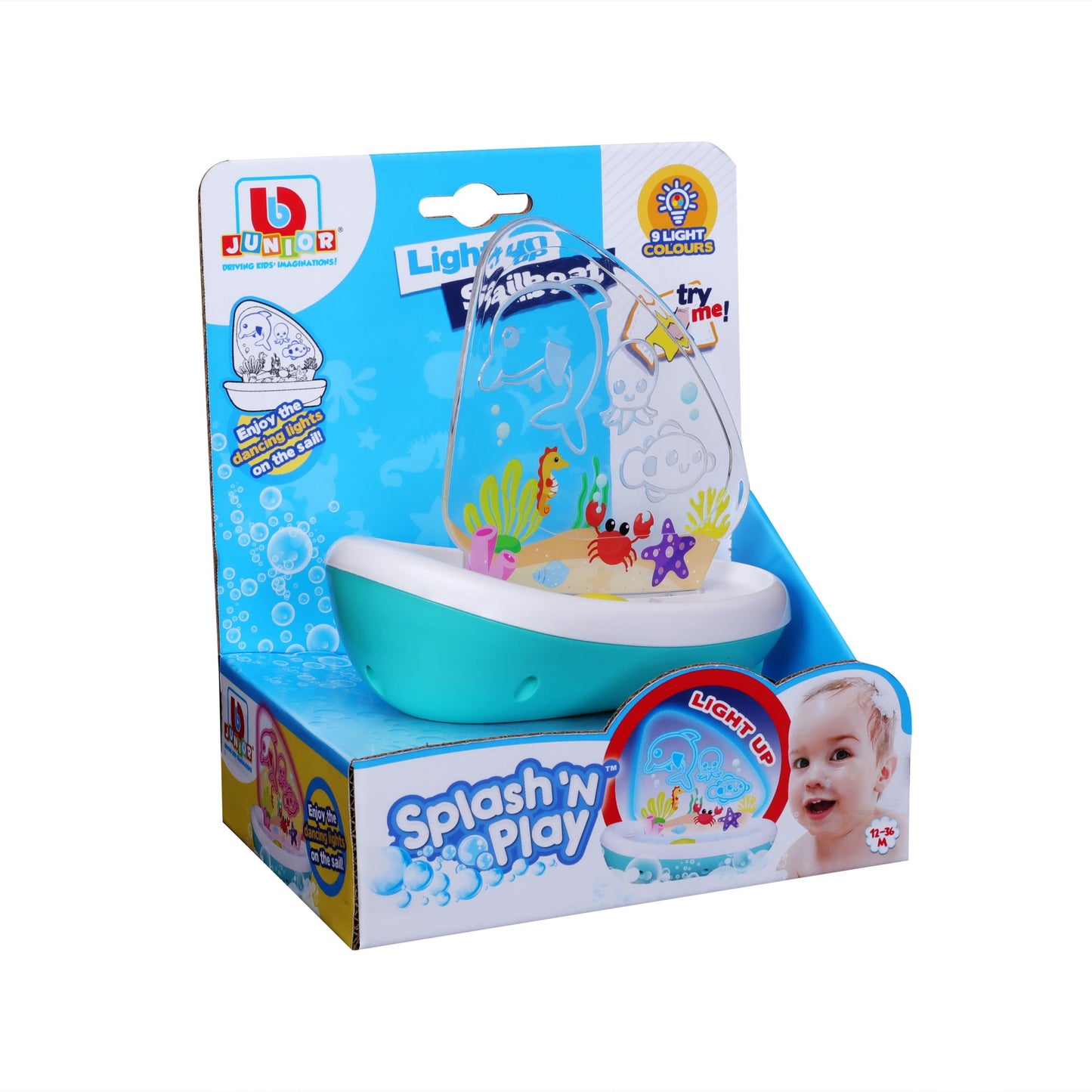 VOILIER LUMINEUX BB JUNIOR SPLASH N PLAY