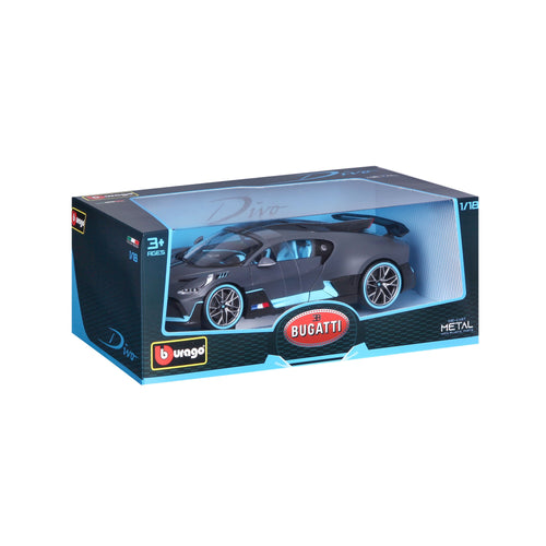 1:18 BUGATTI DIVO FLAT GRIS FONCÉ