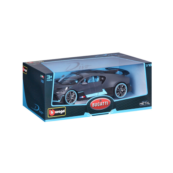 1:18 BUGATTI DIVO FLAT GRIS FONCÉ