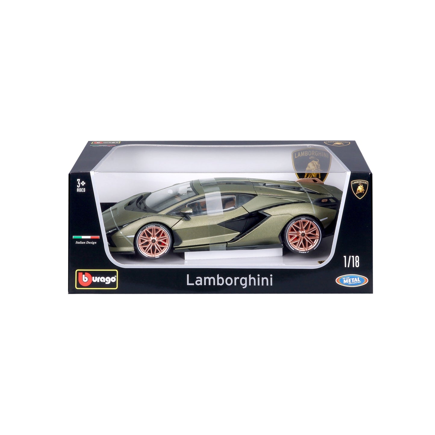 1:18 LAMBORGHINI SIAN VERT MÉTALLIQUE