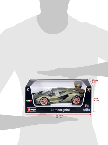 1:18 LAMBORGHINI SIAN VERT MÉTALLIQUE