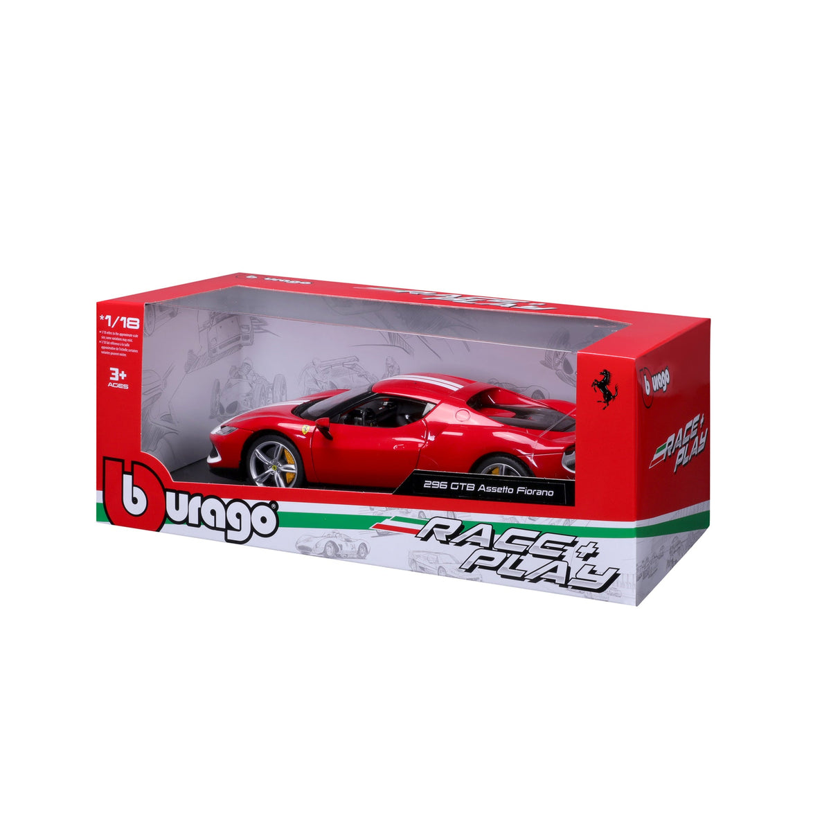 1:18 FERRARI RACE &amp; PLAY R&amp;P 296 GTB