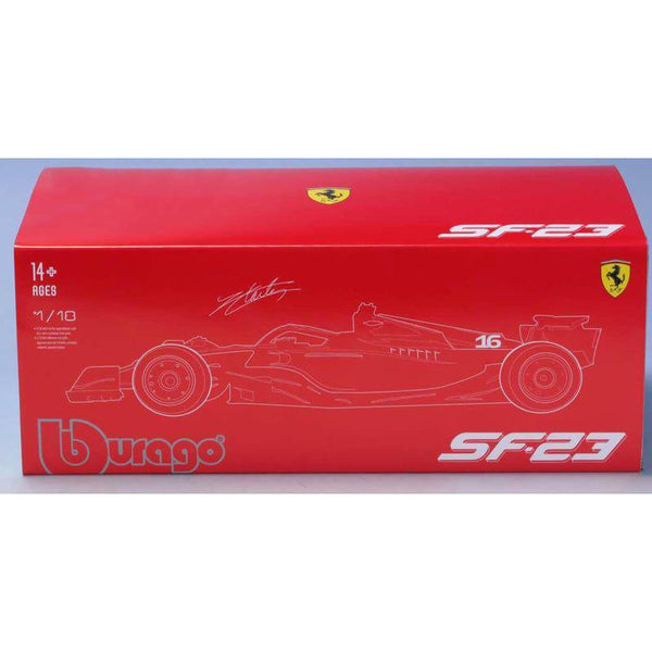 1:18 F1 2024 FERRARI SF-24 LECLERC AVEC CASQUE ÉTUI RIGIDE DELUXE