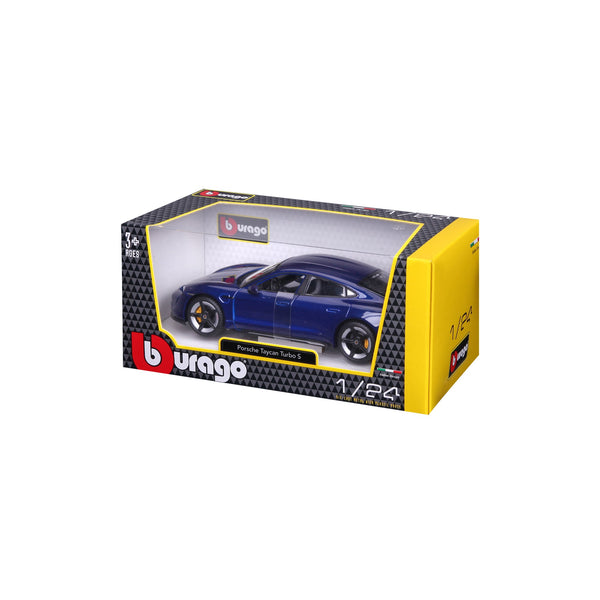 1:24 PORSCHE TAYCAN BLEU MÉTALLISÉ