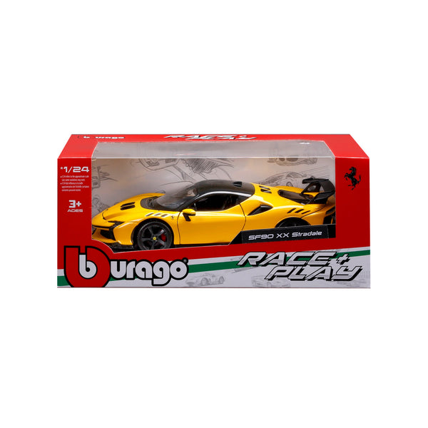 1:24 FERRARI RACE & PLAY SF90 XX STRADALE YELLOW