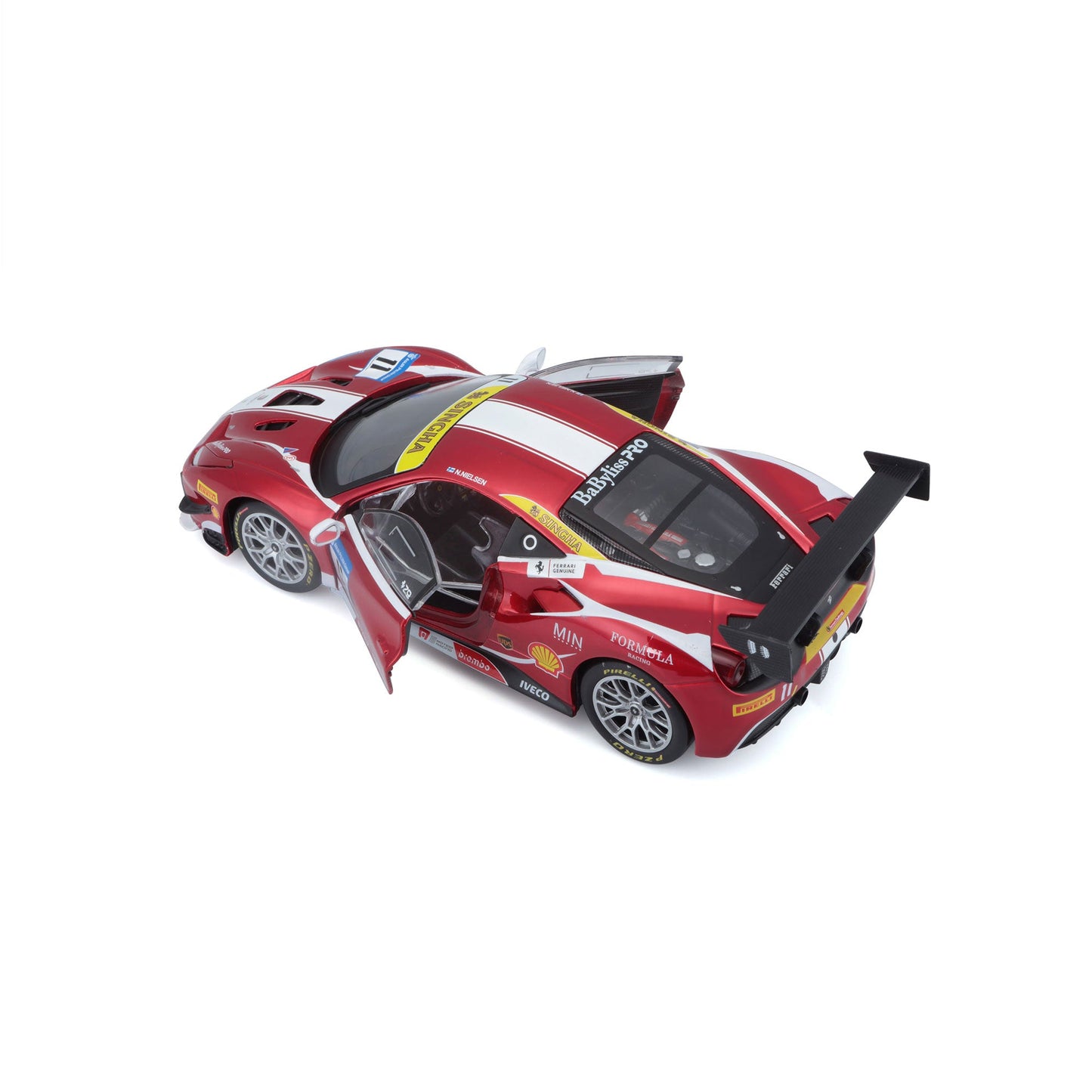 KIT DE COURSE FERRARI 488 CHALLENGE 2017 1:24