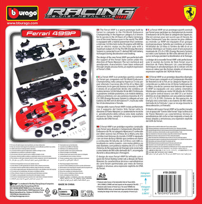 KIT DE COURSE FERRARI 499P HYPERCAR DU MANS (#51) 1:24