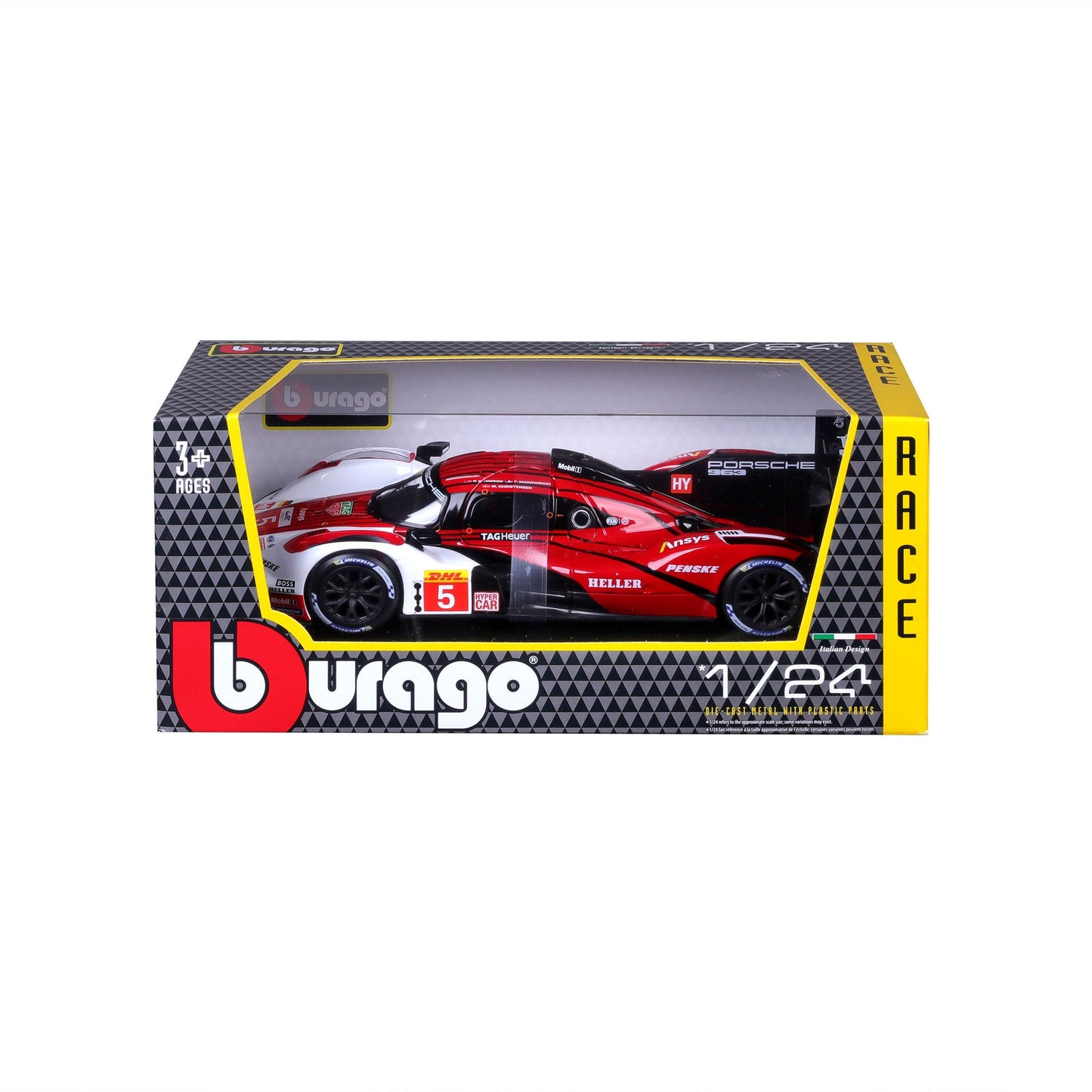 1:24 PORSCHE 963 #5 PENSKE MOTORSPORT 2024 WORLD ENDURANCE CHAMPIONSHIP LMH HYPERCAR