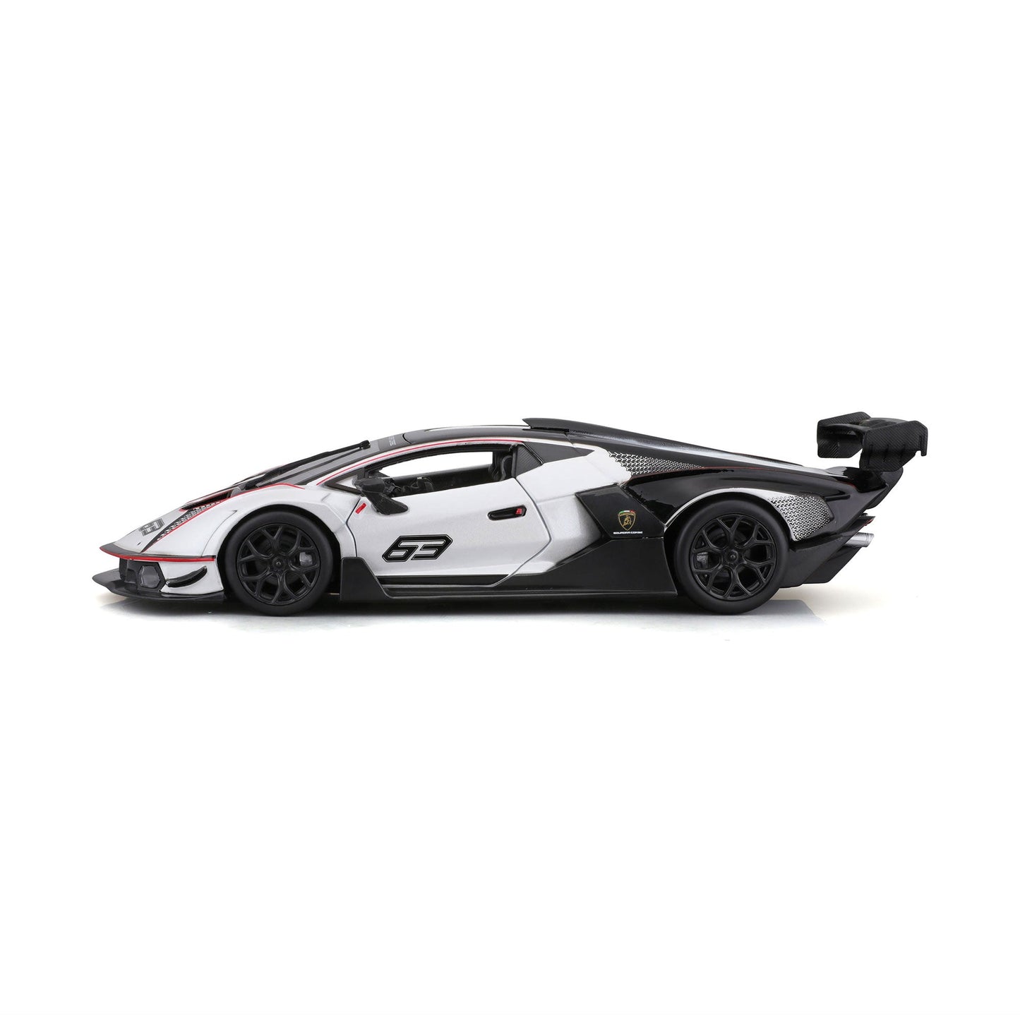 1:24 LAMBORGHINI ESSENZA SCV12 SQUADRA CORSE #63 WHITE