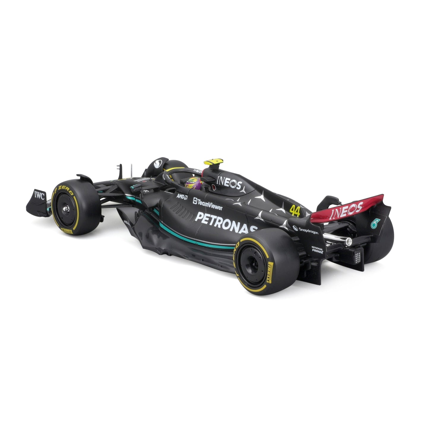 1:24 F1 MB W14 2023 WITH HAMILTON HELMET