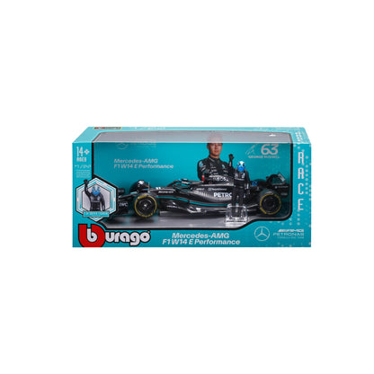 1:24 F1 MB W14 2023 AVEC FIGURINE DU PILOTE RUSSELL