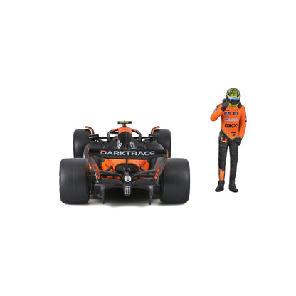 1:24 F1 MCLAREN MCL38 2024 AVEC FIGURINE DU PILOTE NORRIS