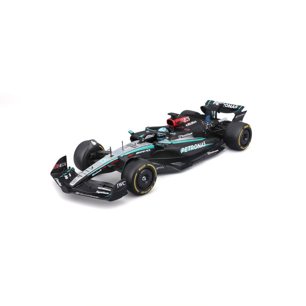 1:24 F1 MERCEDES AMG W15 2024 WITH HELMET RUSSELL