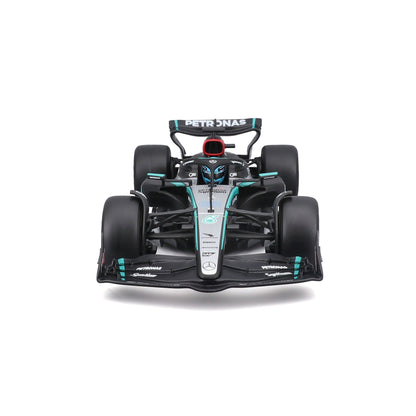 1:24 F1 MERCEDES AMG W15 2024 WITH HELMET RUSSELL