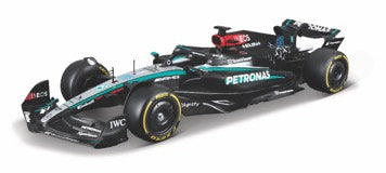 1:24 F1 MERCEDES AMG W15 2024 WITH DRIVER FIGURE RUSSELL