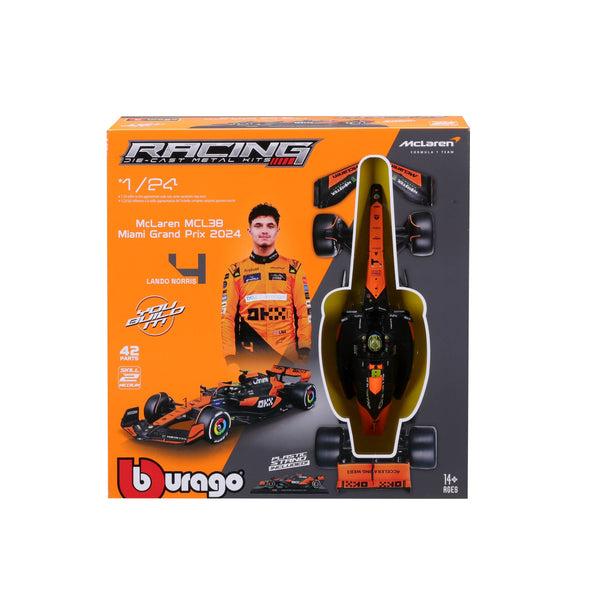 1:24 F1 MCLAREN MCL38 2024 MODÈLE À ASSEMBLER NORRIS