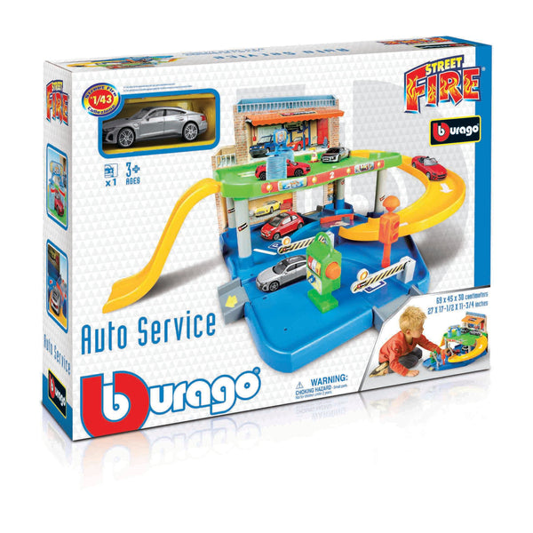 GARAGE DE SERVICE AUTOMOBILE STREET FIRE 1:43