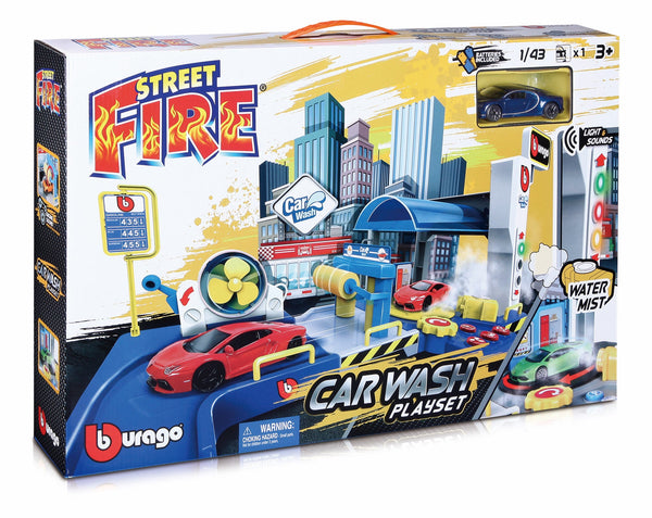1:43 STREET FIRE LAVAGE DE VOITURES GARAGE DE JEU