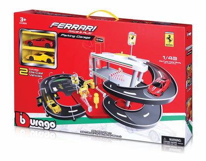 PARKING FERRARI 1:43, COMPRENANT 2 VOITURES