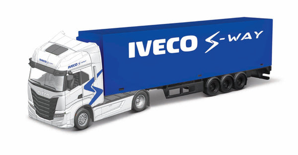 1:43 VÉHICULES DE POMPIERS DE RUE AVEC REMORQUE IVECO S-WAY 570