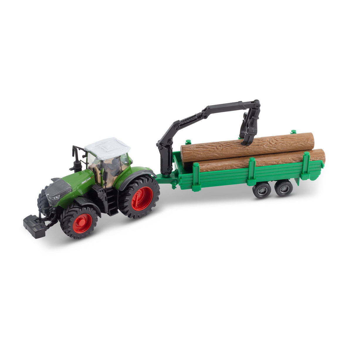 TRACTEUR FENDT 1050 VARIO DE 10 CM AVEC 3 REMORQUES