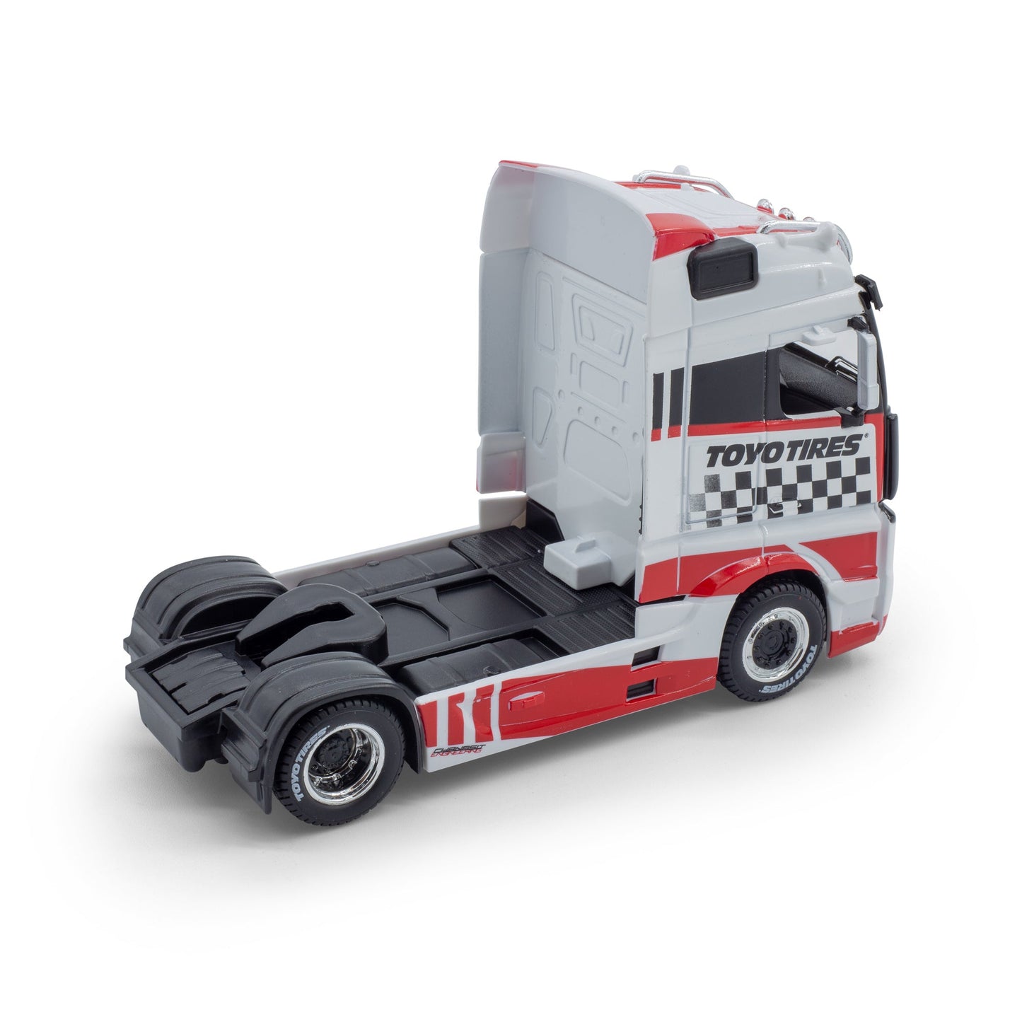 1:43 STREET FIRE HAULERS CABINES PERSONNALISÉES MB ACTROS GIGASPACE ROUGE