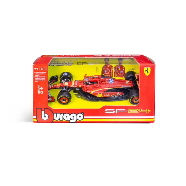 1:43 F1 2024 FERRARI SF-24 LECLERC EN DISTRIBUTEUR DE 12 PIÈCES
